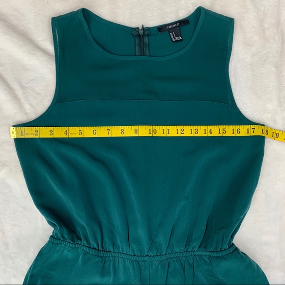 Forever 21 Womens Dark Green Romper with Pockets, Size Small - Picture 7 of 8